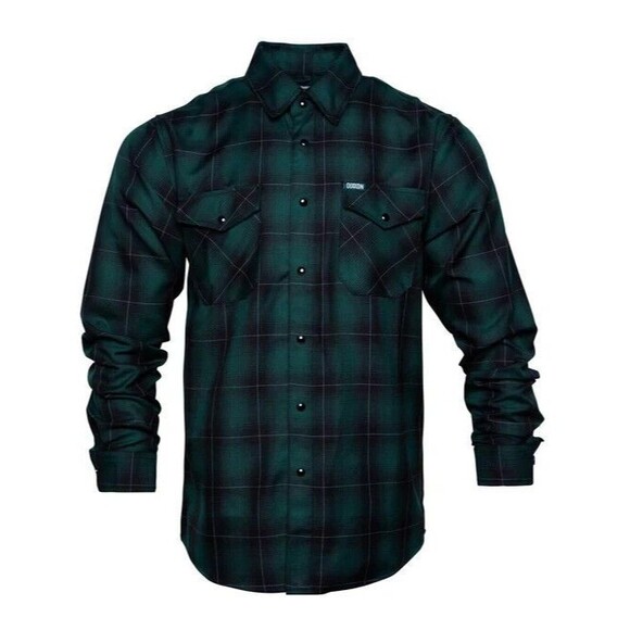 DIXXON Other - DIXXON Flannel Sz L The Carlo Monte Carlo Tribute Black Green Brand New In Hand